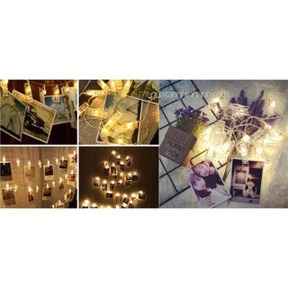 Dây treo ảnh đèn LED. Miễn phí in ảnh