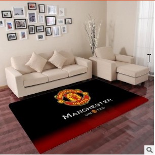Thảm phòng khách cao cấp thảm lau chân Câu Lạc Bộ bóng đá MU - Thảm bóng đá CLB Manchester United