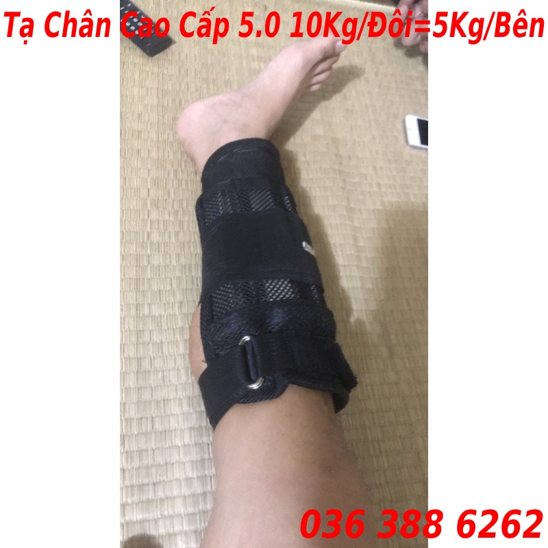 Tạ đeo chân tập gym thể thao cao cấp 10kg phiên bản 5.0 phiên bản tạ nặng nhất dành cho dân chuyên khing công thể hình