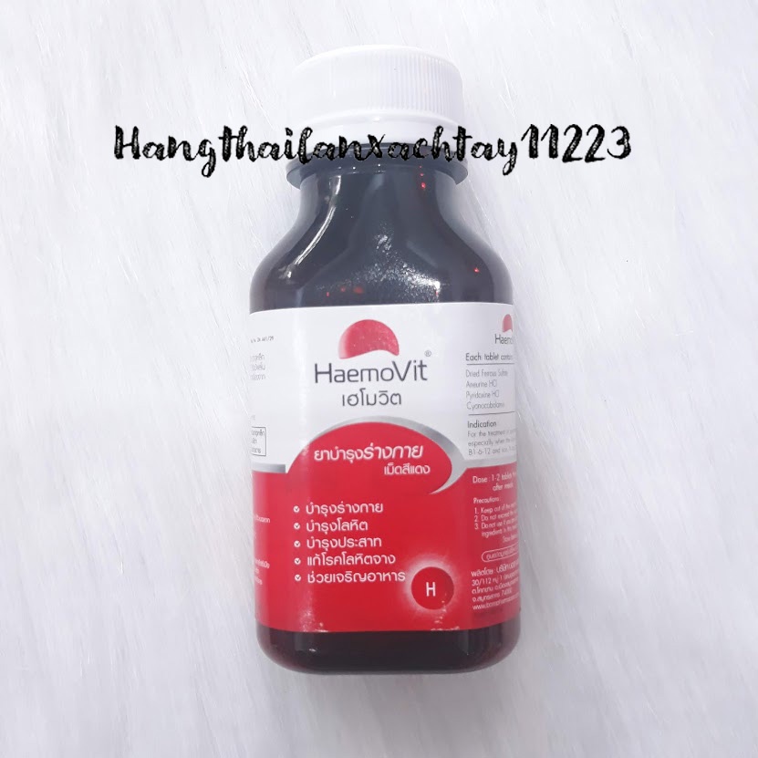 01 Chai Haemo Vit Thái lan (100 viên)
