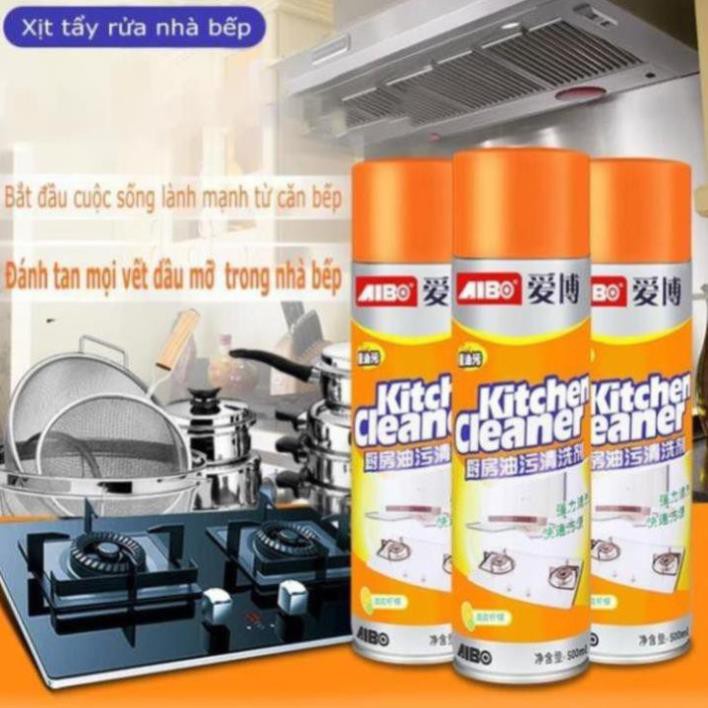 Chai Xịt Tẩy Đa Năng Kitchen Cleaner 500ml - Dạng Bọt Tuyết - Siêu Sạch