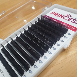 Mi khay lụa PRINCESS 0.05 độ cong C, D - Chất mi đẹp, mềm, dễ bắt keo.