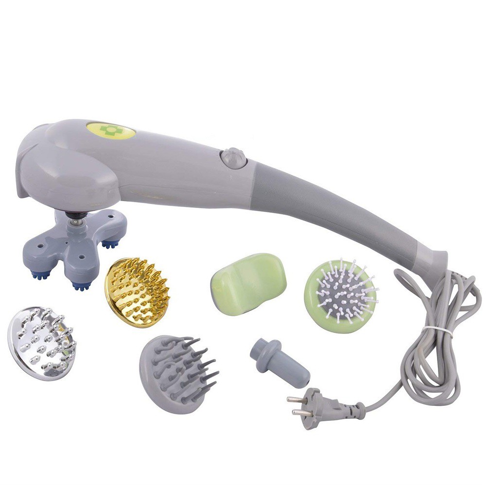 Máy massage cầm tay, máy massage toàn thân 7 đầu magic king massager