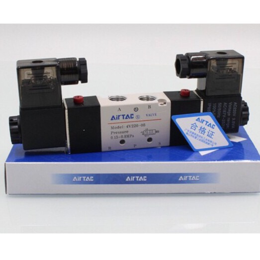 VAN ĐIỆN TỪ KHÍ NÉN AIRTAC 2/2, 3/2, 5/2, 4V210-08, 4v220-08, 4v320-10, 4v420-15, 4v230c-08, 4v330c-10 ,4v430c-15
