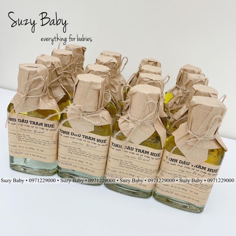 Tinh dầu tràm huế cho bé, Suzy baby