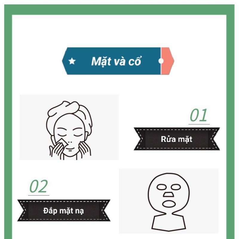 MẶT NẠ LÀM TRẮNG DƯỠNG ẤM VÙNG CỔ VÀ CẰM