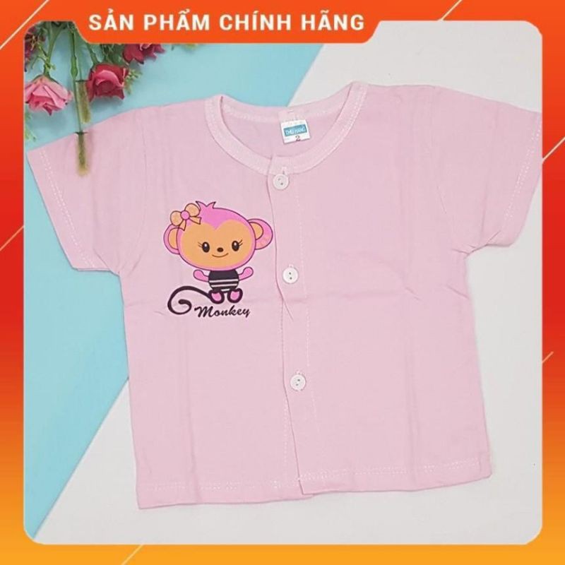 Áo Sơ Sinh Cộc Tay Cho Bé 3-10kg