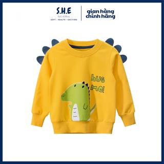 Áo nỉ cho bé 27Kids chính hãng khủng long vàng