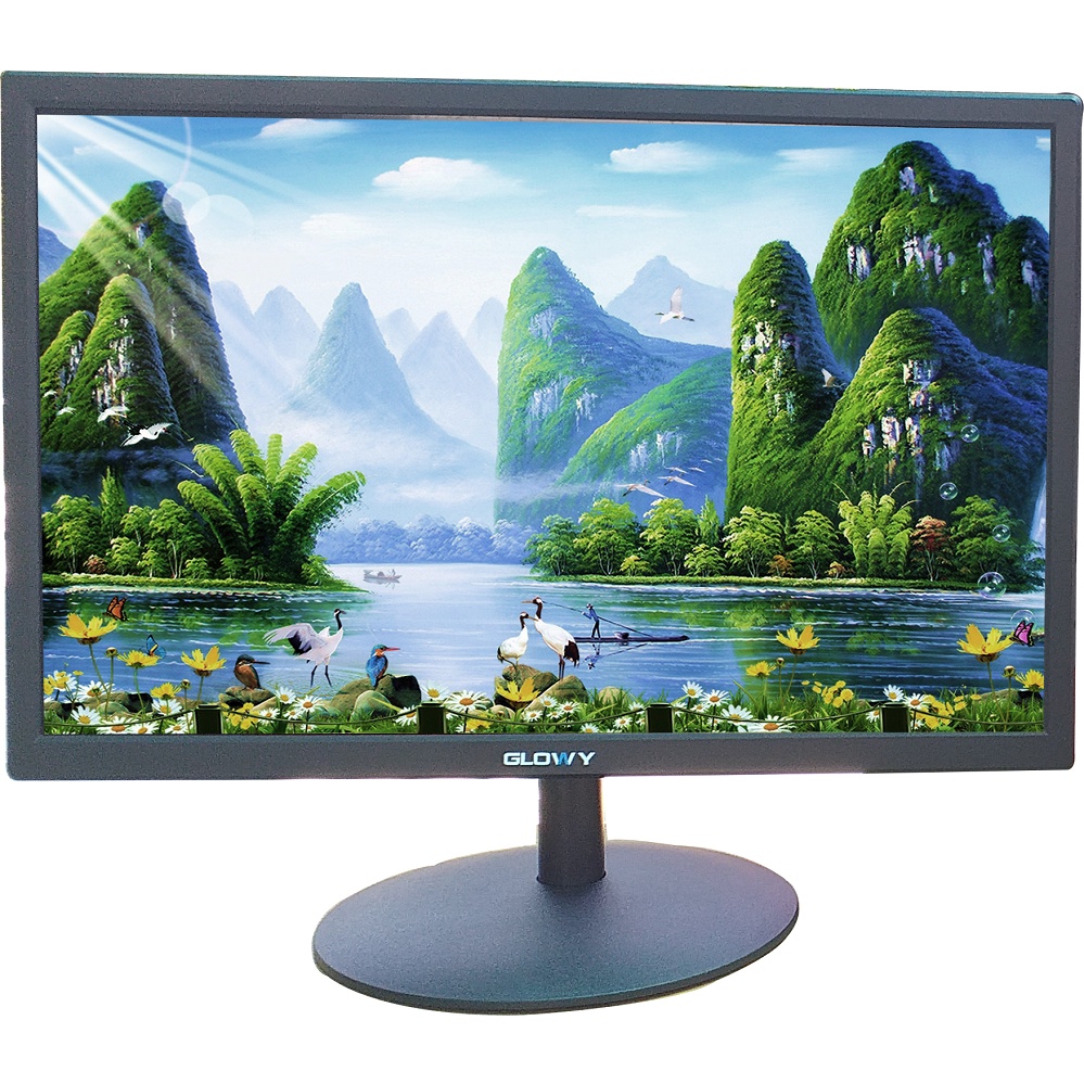 Màn Hình GLOWY 19 24&quot; inch 1440x900 , 60-75Hz ,16,7 triệu màu - Mới 100% FULL BOX - Hàng chính hãng bảo hành 2 năm