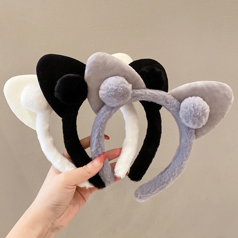 Cài tóc đính tai mèo thời trang Hàn Quốc đáng yêu xinh xắn