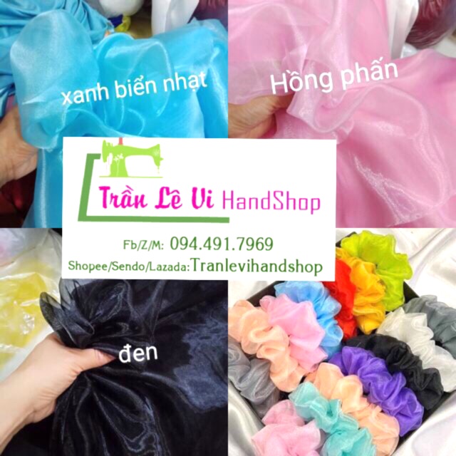 #V15🌈 VẢI VOAN KÍNH CAO CẤP MAY ĐỒ CHO DOLL, OBITSU, DIY, HANDMADE, QUILTING, SCRUNCHIES