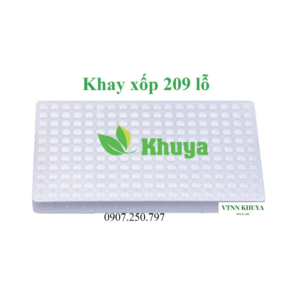 Khay xốp ươm hạt 209 lỗ