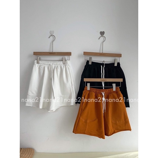 Quần short thun trơn