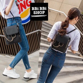 Balo Vòng Chất Liệu Da Cao Cấp/ đeo balo / đeo chéo/ xách tay