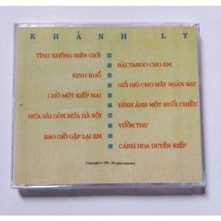 Bộ 4 cd Khánh Ly 2 phôi Mitsubishi phono