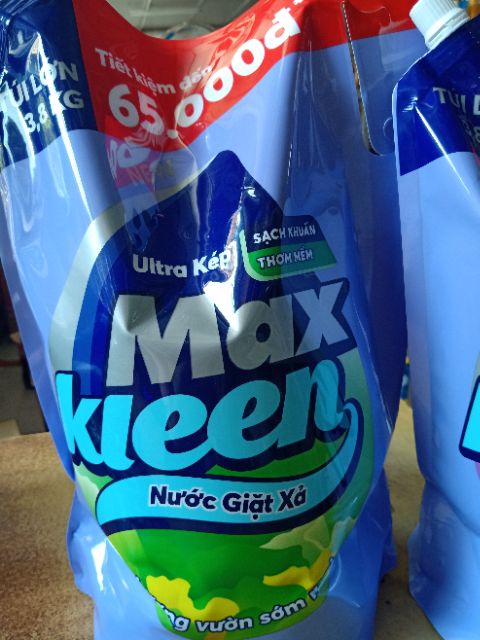 Nước giặt xả Maxkleen túi 3,8kg