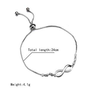 Lovely Stone Plated Silver Bracelet