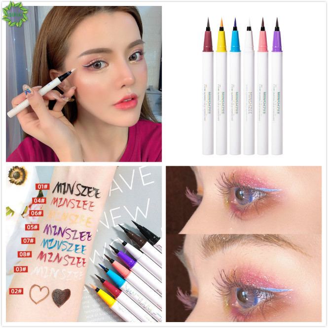 Bút Kẻ Mắt Qipin Dạng Lỏng Lâu Trôi Chống Thấm Nước Với 8 Màu Lựa Chọn