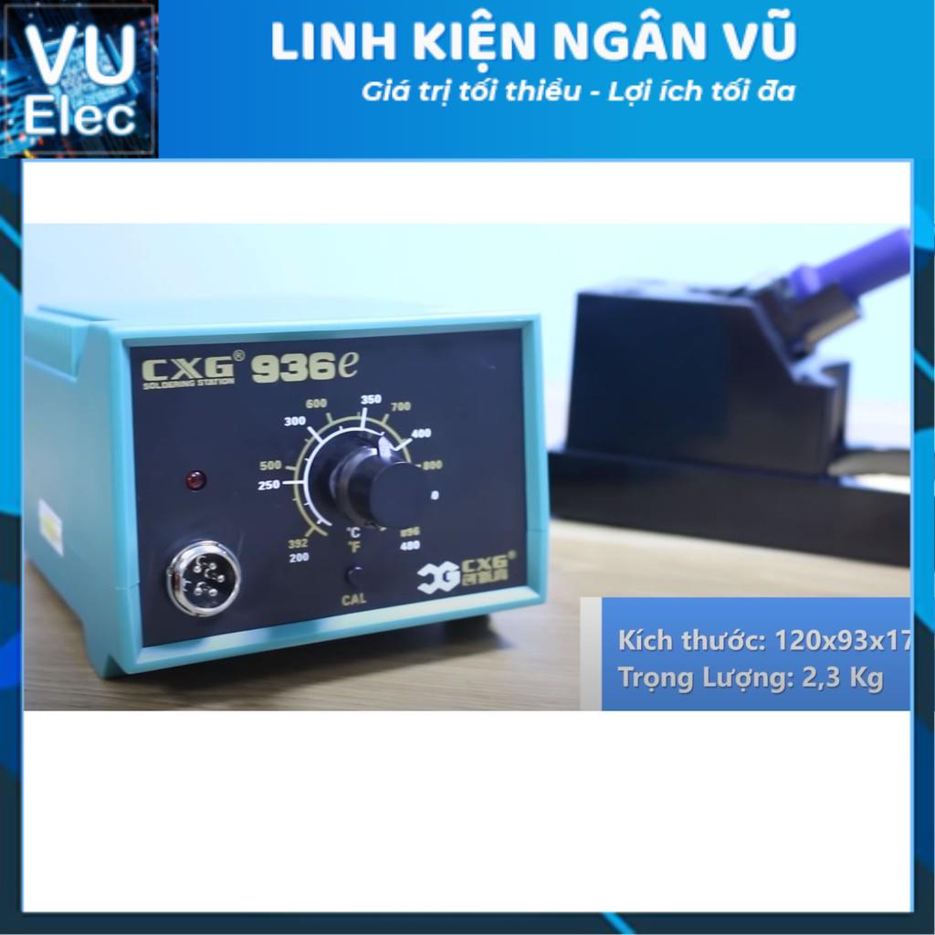 Máy Hàn CXG 936e 60W,Trạm Hakko936, Tay Hàn Lõi Thép Cực Bền