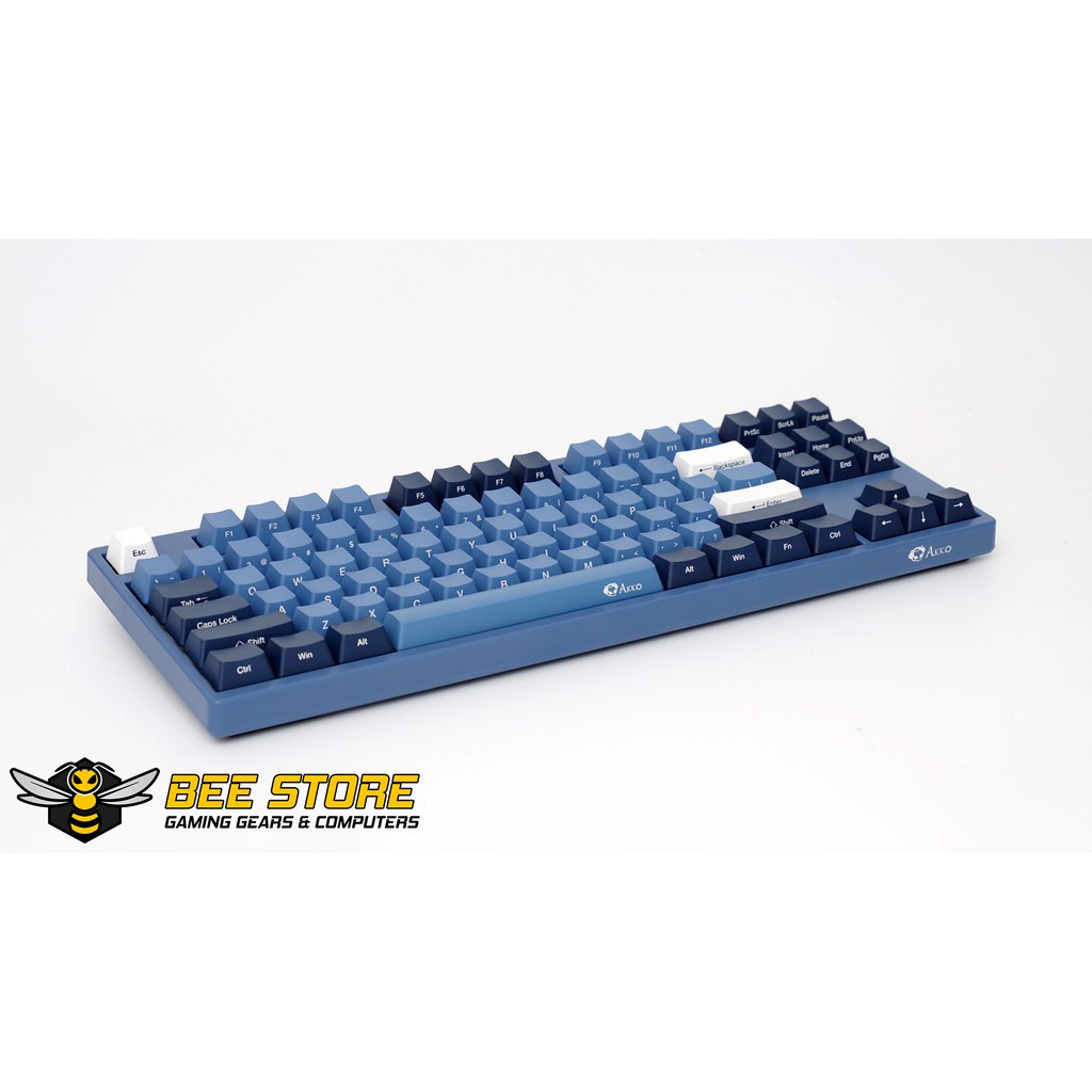 Bàn phím cơ AKKO 3087 OceanStar | Keycap PBT | 87 phím | Tặng kèm 8 keycap