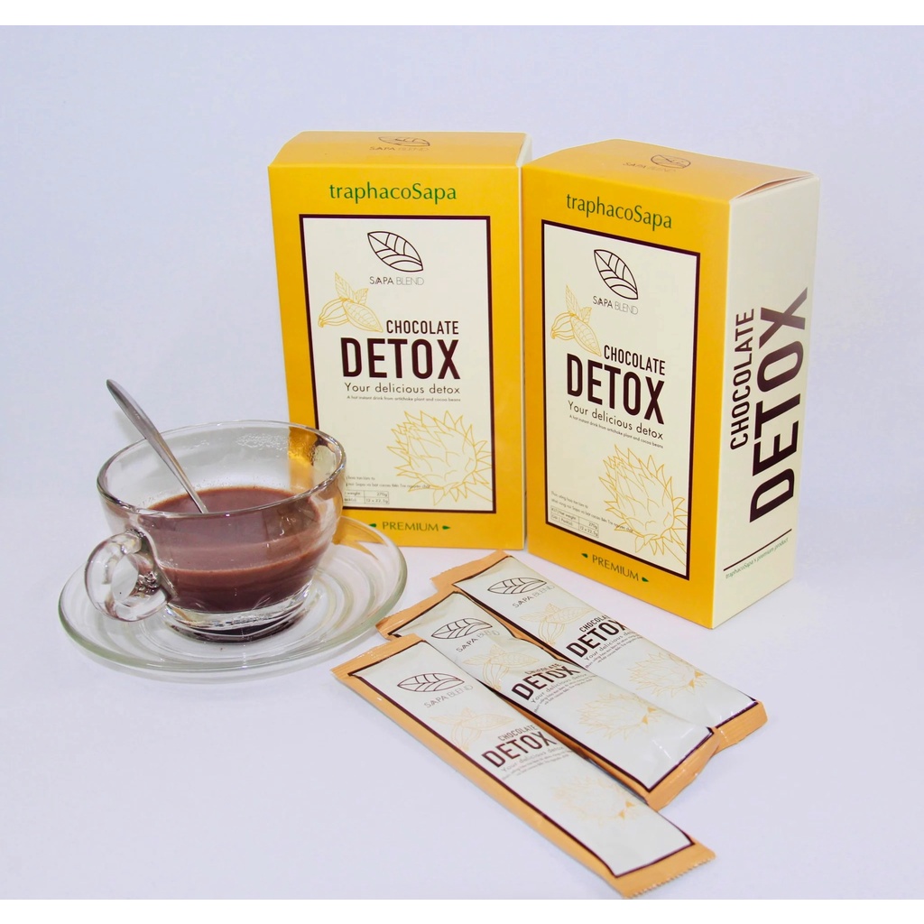 Thức uống Chocolate Detox với Actiso bổ sung dinh dưỡng Traphaco Sapa (270gr)