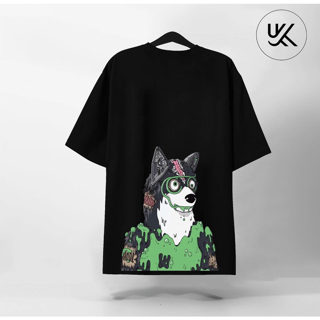 Áo Thun Tay Lỡ Mutant Shiba NFT, Form rộng oversize, áo phông unisex, chất liệu Cotton Thái - KKIMShop