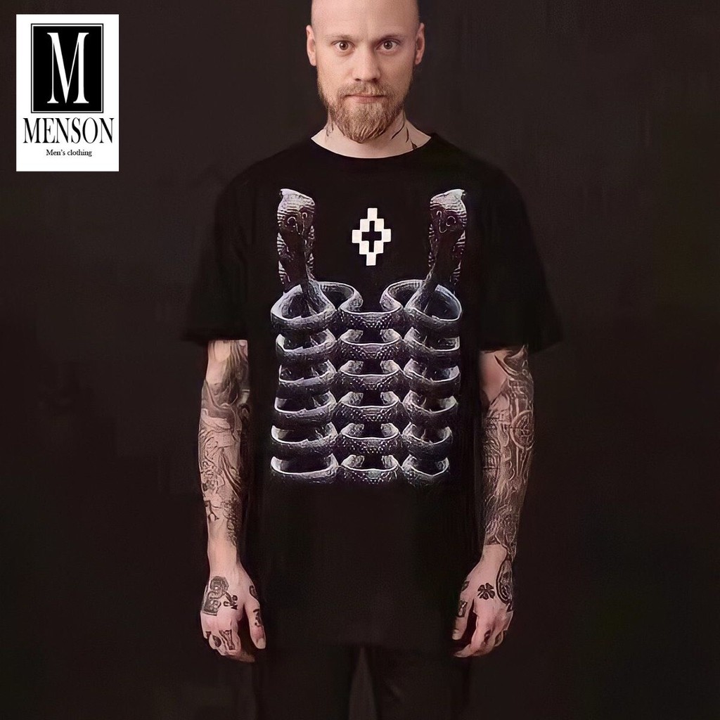 ⭐️SIÊU PHẨM⭐️Áo Phông Nam Cổ Tròn In Hình 3D hàng hiệu cao cấp- Áo Thun Nam họa tiết đẹp chất mát mùa hè MENSON M6218 | BigBuy360 - bigbuy360.vn