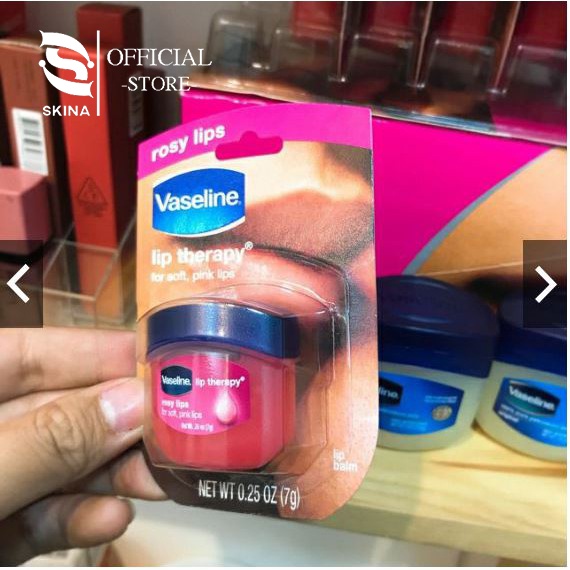 Son Dưỡng Môi💄Freeship💄 Vaseline Mùi Hoa Hồng Lip Therapy Rosy 7g