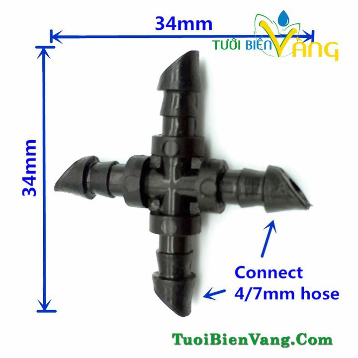 Combo 100 chia 4 ống 6mm