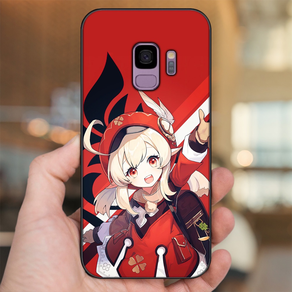 Ốp lưng Samsung S9 viền đen in hình Klee Genshin Impact