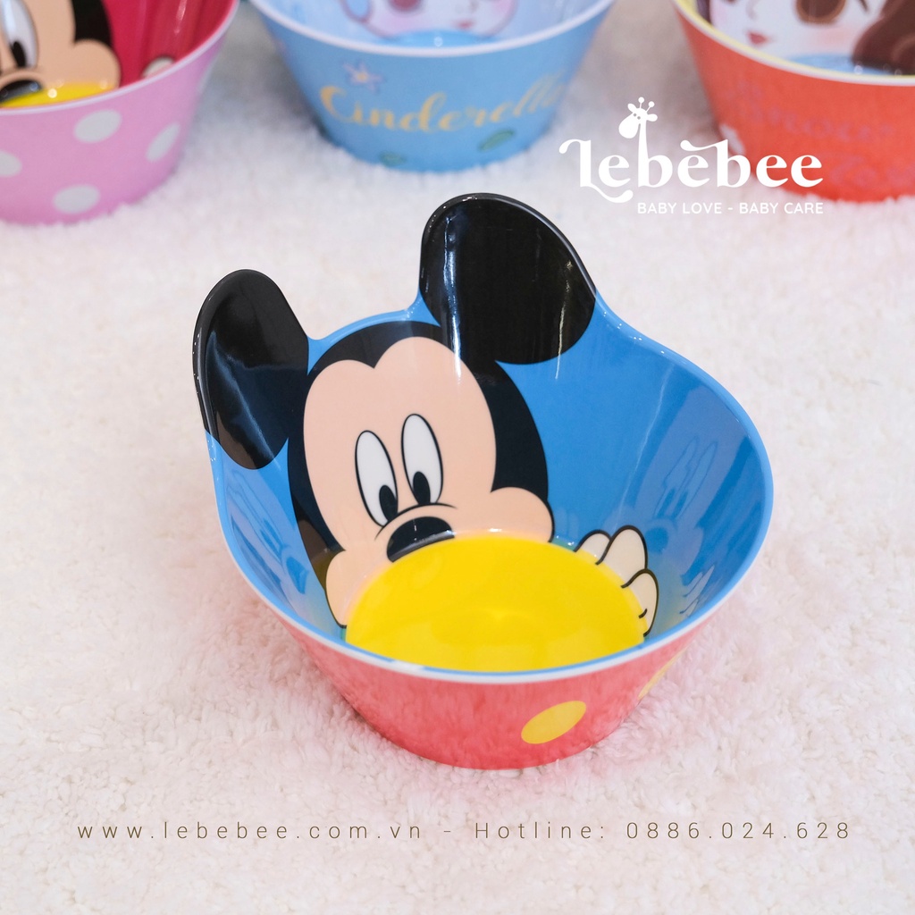 Chén/ Bát ăn nhựa Melamine họa tiết 3D nổi đáng yêu cho bé – Lebebee
