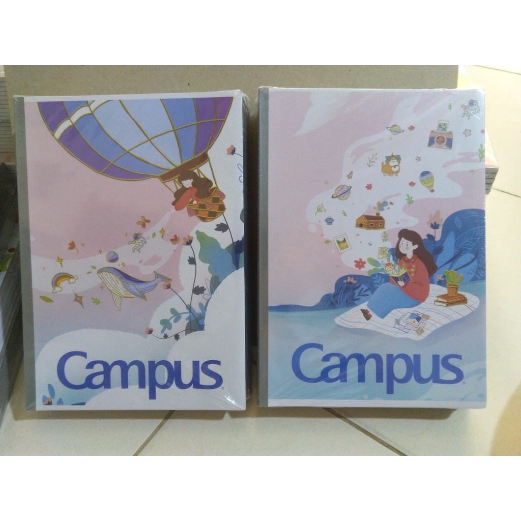 Vở Kẻ Ngang 80 Trang Campus PICNIC – Định Lượng 70g/m2