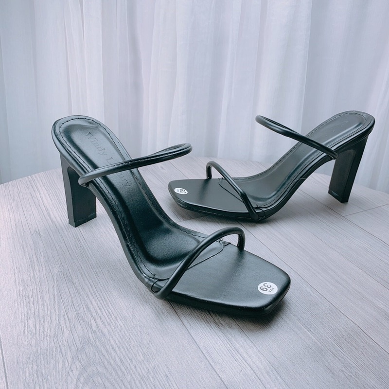 Mặc gì đẹp: Thời trang với Guốc Sandal cao gót nữ quai bún siêu rẻ 9p mới nhất - s67