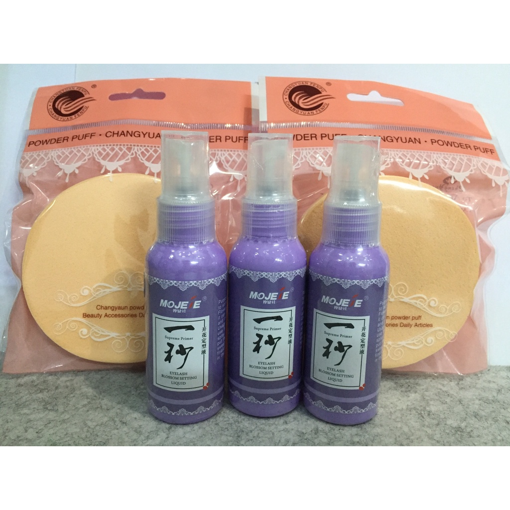 Tạo fan tím_bộ tạo fan tím kèm mút_dụng cụ nối mi_mi fan_ Huy Hoàng Mi