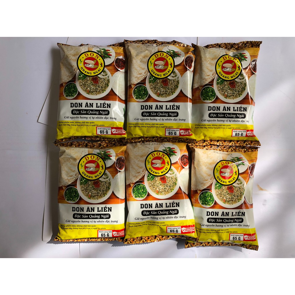COMBO 5 GÓI DON ĂN LIỀN ĐẶC SẢN QUẢNG NGÃI