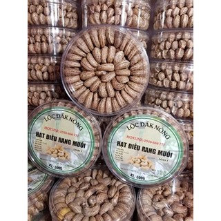 HẠT ĐIỀU RANG MUỐI nguyên hạt còn vỏ lụa loại 1 ( A cồ )