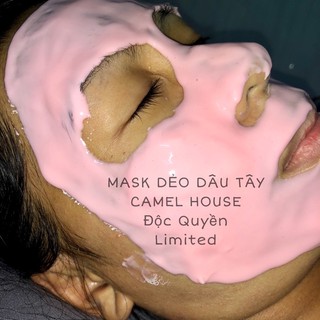 Mặt nạ dẻo DÂU Camel handmade