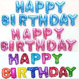 bộ bóng bay chữ Happy Birth day