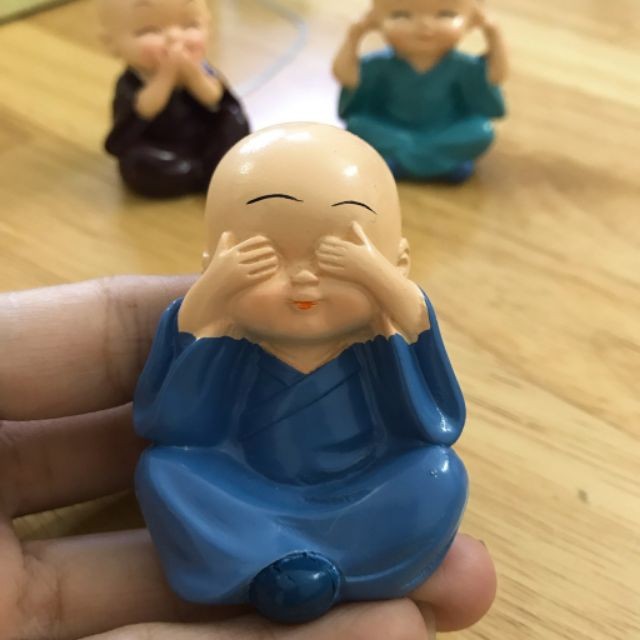 Bộ Tượng 4 Chú Tiểu 4 Không, Mang Lại Bình Yên, May Mắn, Cầu An