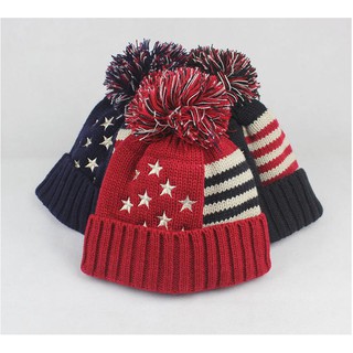Mũ len trẻ em cờ Mỹ