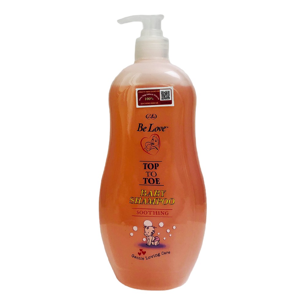 Sữa tắm gội toàn thân cho bé Be Love Soothing L'AFFAIR Malaysia 500ml - chai màu cam - Baby shampoo