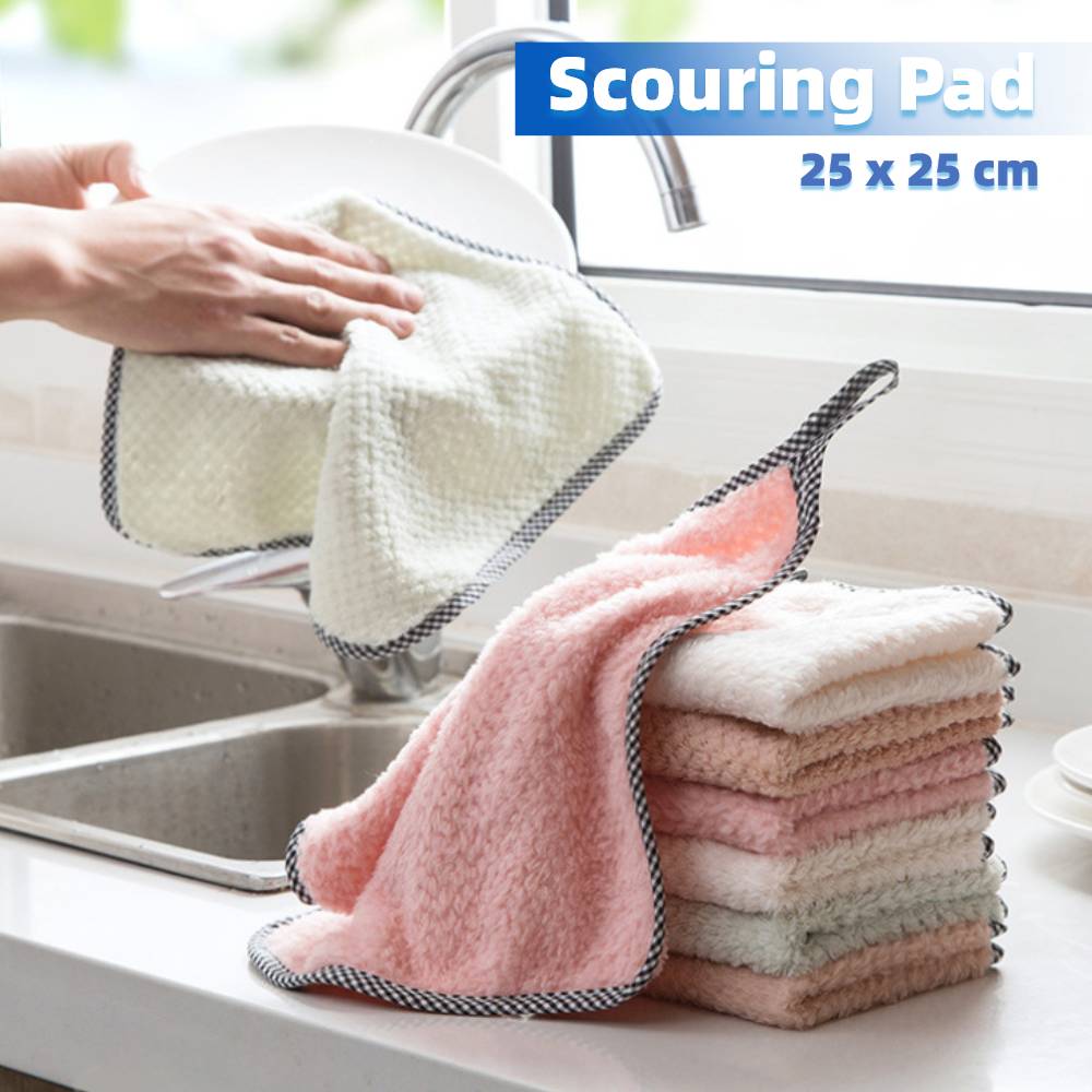 Khăn Lau Chén Dĩa Dày Dặn Thấm Hút Dầu Tiện Dụng Cho Nhà Bếp
