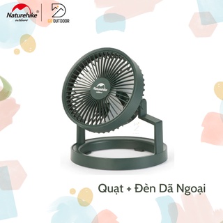 Quạt dã ngoại kiêm đèn chiếu sáng sạc usb naturehike nh21zm003