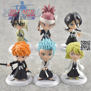 1623 Mô hình chibi Anime Bleach tử thần nhiều nhân vật Kurosaki Ichigo Kuchiki Rukia Suwabe Junichi Ulquiorra Cifer Abar