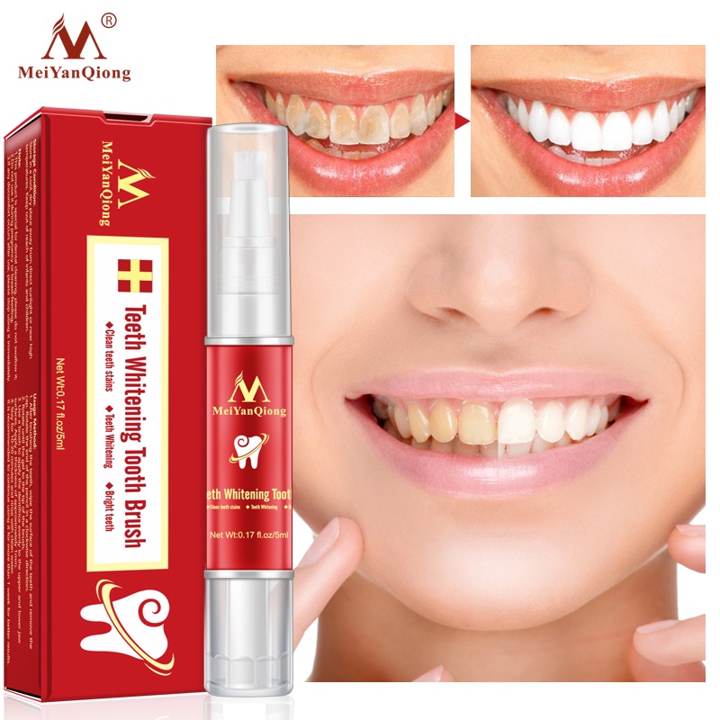 Bút Tẩy Trắng Răng Khử Mùi Hôi Miệng Làm Sạch Răng Tẩy Vết Ố Răng Teeth Treatment Whitening Meiyanqiong 5Ml