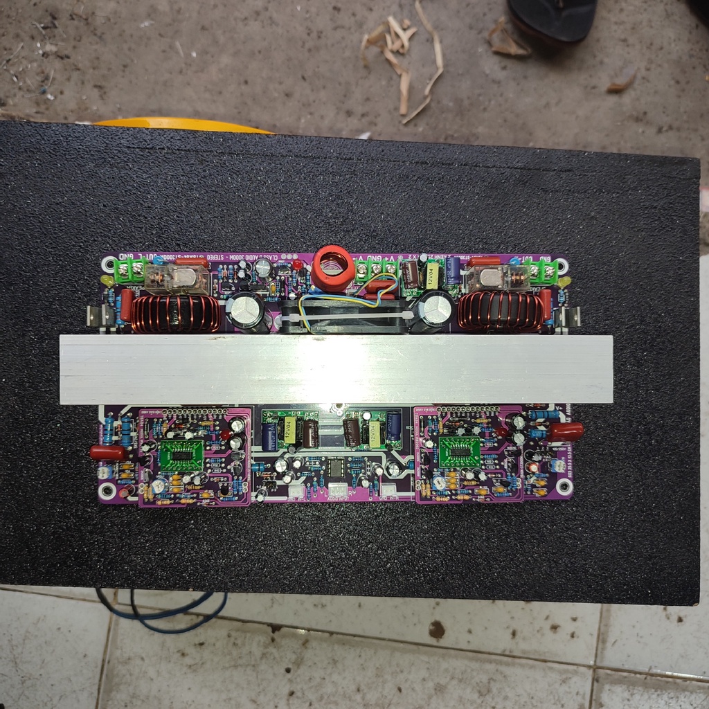 Mạch công suất class D 2 kênh stereo 2500W x 2