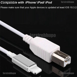 Cáp Chuyển Đổi Cổng Lightning Sang Type-B Usb 2.0 Cho Iphone 7 8 X Ipad