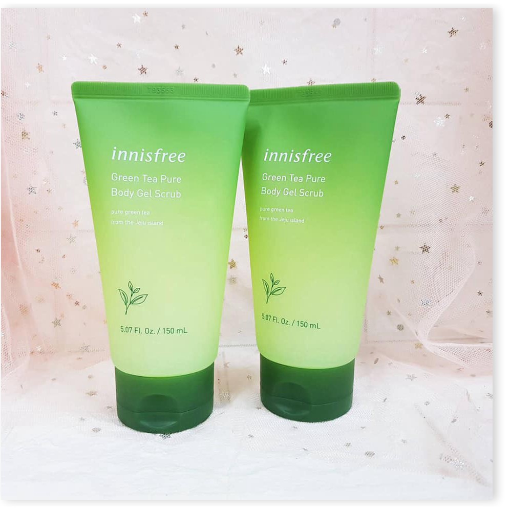 [Mã giảm giá tích lũy] Tẩy Tế Bào Chết Toàn Thân Innisfree Green Tea Pure Body Gel Scrub