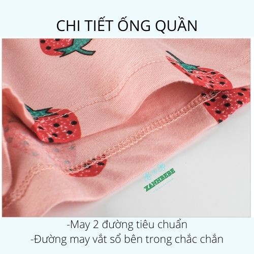 Quần Short Bé Gái Quần Đùi Trẻ Em Cao Cấp Cotton Co Giãn Cho Bé 2-8 Tuổi