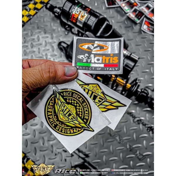 Tem Matris dán phuộc bình dầu